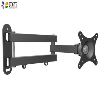 Universal Verstellbare TV-Wandhalterung, Drehbare Halterung für 14 bis 32 Zoll LCD/LED-Flachbildschirme