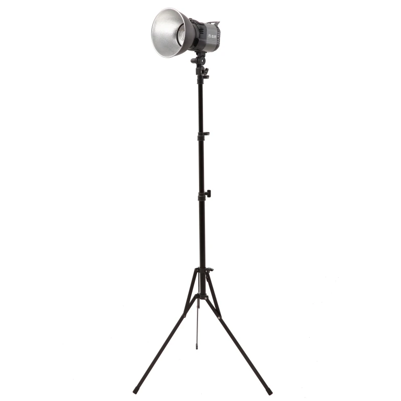 Falcon Eyes Statyw do lampy cofania 1,9 M Wysokość Lekka kamera Lampa wideo Statyw 4 sekcyjny Przenośny regulowany do DSLR LMC-1900 ightpro Metalowy stojak do ciężkich prac 2 m Statyw oświetleniowy o maksymalnym obciążeniu Statyw do zdję