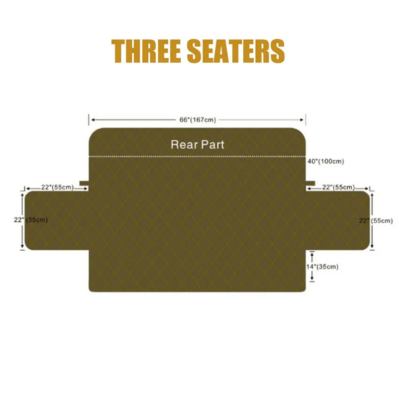 Водонепроницаемый 1/2/3 сиденья секционные Стеганный диван крышка Анти-скольжения диван стул протектор коврик для домашних животных собак чехлов коврик для Гостиная