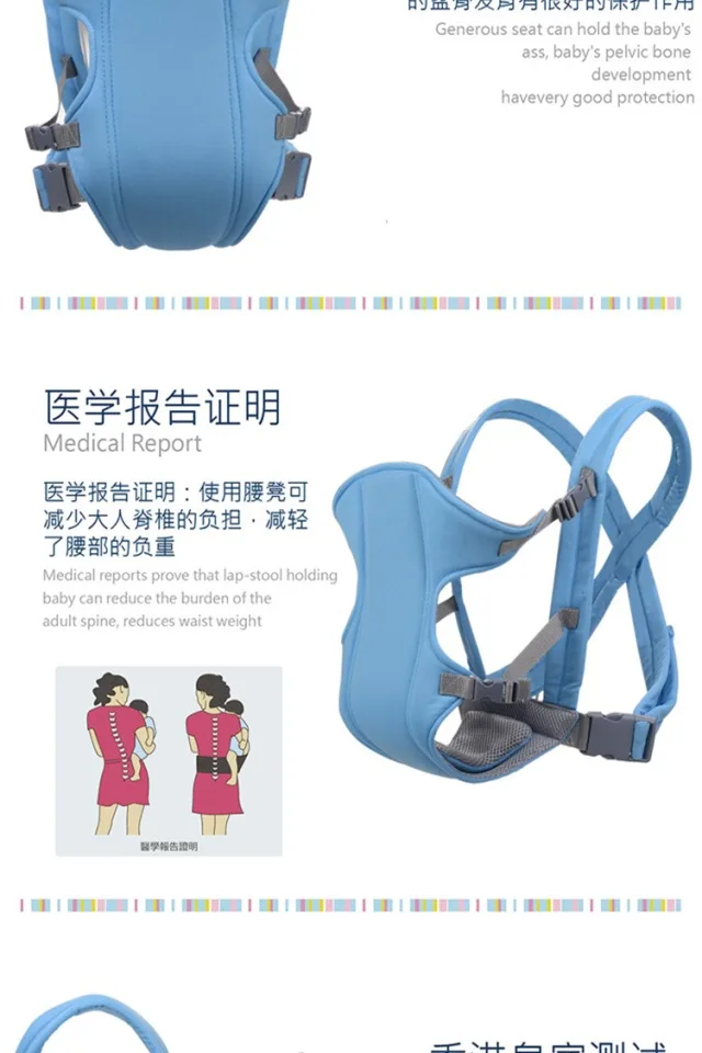 Новый 0-30 месяцев дышащий передний облицовочный детский Перевозчик младенческий Удобный слинг рюкзак сумка обертывание кенгуру