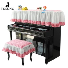 Пыли крышка фортепиано романтические кружева в пасторальном стиле для Yamaha 88-ключ Электрический Скатерть на пианино Универсальный 1 комплект