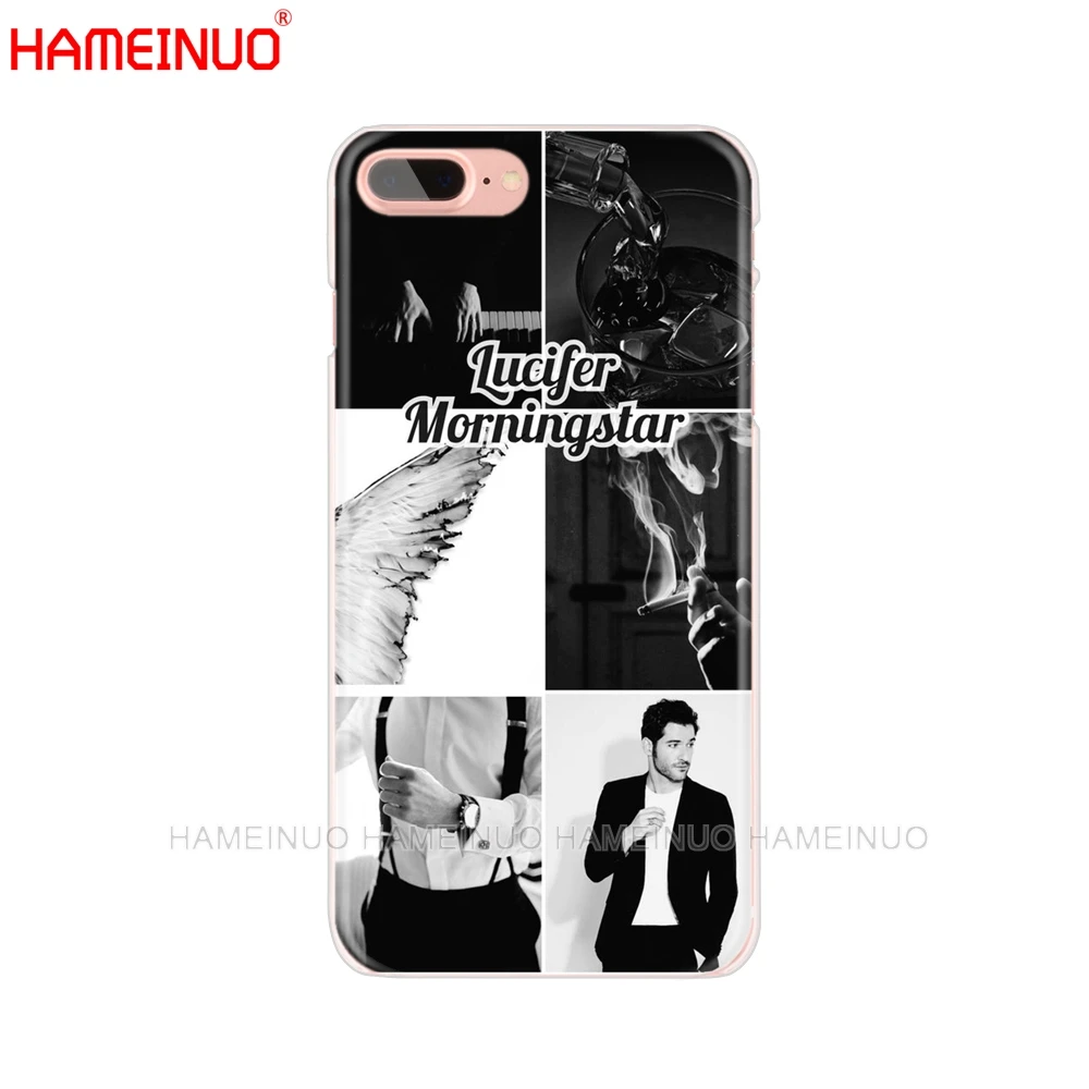 HAMEINUO lucifer tv show Чехол для мобильного телефона iphone X 8 7 6 4 4s 5 5s SE 5c 6s plus|Бамперы| |