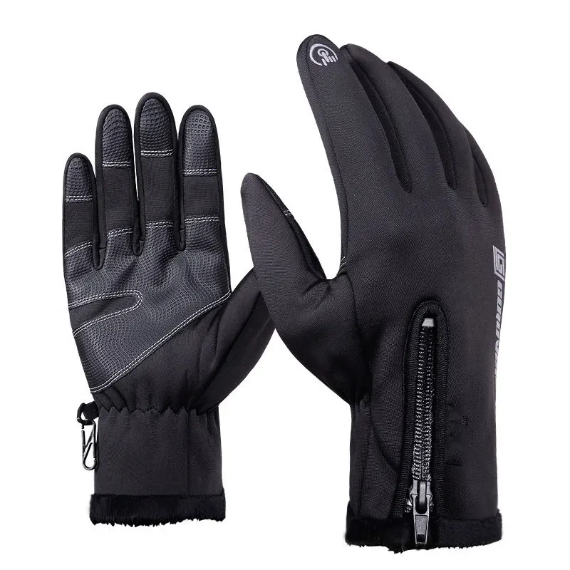 

Full finger Touchscreen Cycling Bicycle Gloves Winter Plush Waterproof Non-Slip Mittens Outdoor Sports Universal 5 size