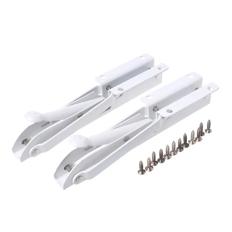 

Triangular Folding Bracket With Screws Metal Release Catch Support Bench Table Shelf