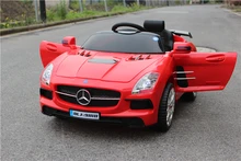 Free Shipping Mercedes-Benz four-seat electric child remote control car can take baby stroller dual-drive off-road toy car