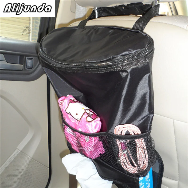 1X Auto Car Seat Back Tidy Organizer Auto Travel Bag to store multiple