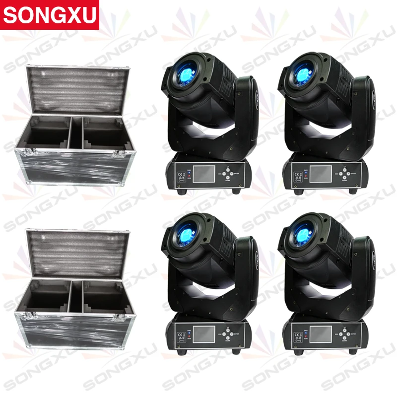 

SONGXU 90W Lyre Gobo LED Moving Head Light 6/16 Channel with flight case for Stage Theater Disco Nightclub 4pcs/lot/SX-MH90