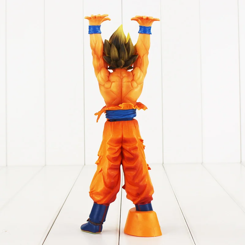 2 стиля Dragon Ball Z Son Goku фигурка Spirit Bomb Gokou Genkidama Супер Saiyan ПВХ фигурка Коллекционная модель игрушки 24 см