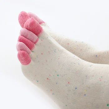 

5Pairs/Lot Five Fingers Socks Lady Womens Girls Cute Socks Cotton Toe Socks Autumn Winter