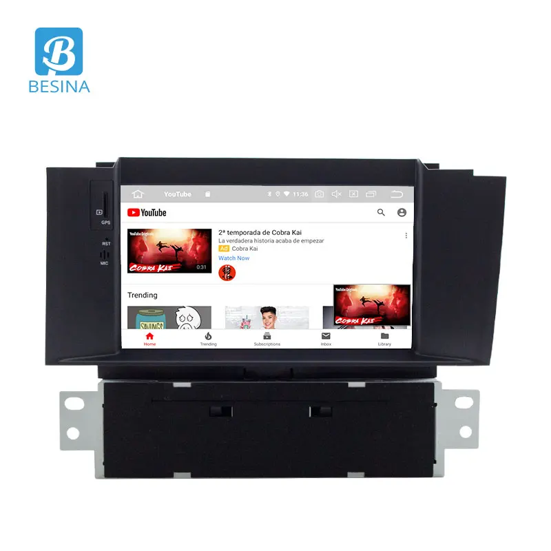 Flash Deal Besina Android 9.0 Car DVD Player For Citroen C4 C4L DS4 Multimedia GPS Navigation WIFI Octa 8 Cores 1 Din Car Radio Auto Audio 1