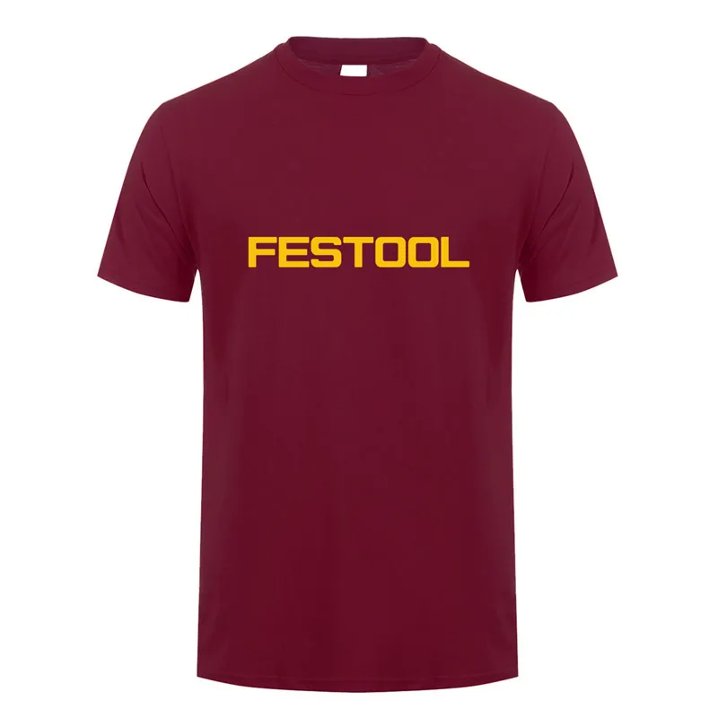 Festool Футболка Мужская топы Новая мода короткий рукав Festool инструменты футболка футболки мужские футболки LH-053 - Цвет: Royal