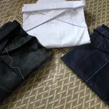 3 цвета, унисекс, черный/темно-синий/белый, Хакама Кендо, Униформа, кунг-фу, Хапкидо, брюки, штаны для боевых искусств