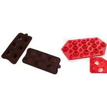 6/27 diamond/Gem силиконовые формы для торта шоколадный пудинг лед выпечки инструмент