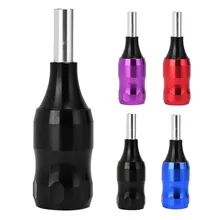 25 мм общий игольчатый держатель для инструментов для нанесения татуировки ручка картридж Катушка Алюминиевый сплав цветной стержень круглые ручки трубы и полюс для флеш тату-машины