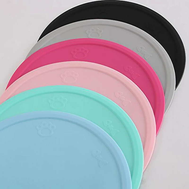 Silicone Pet Mat for Dog Cat Puppy Feeding Dog Bowl Mat Dog Feeders Pet Food Pad Pet Placemat Pet Supplies (1)
