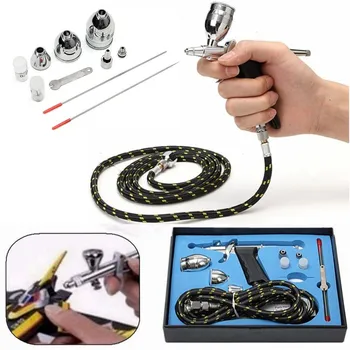 

0.2mm/0.5mm Nozzle Dual Action Airbrush Air Kit Craft Practical Paint Art Spray Gun Power Tools Spray Gun For Commercial