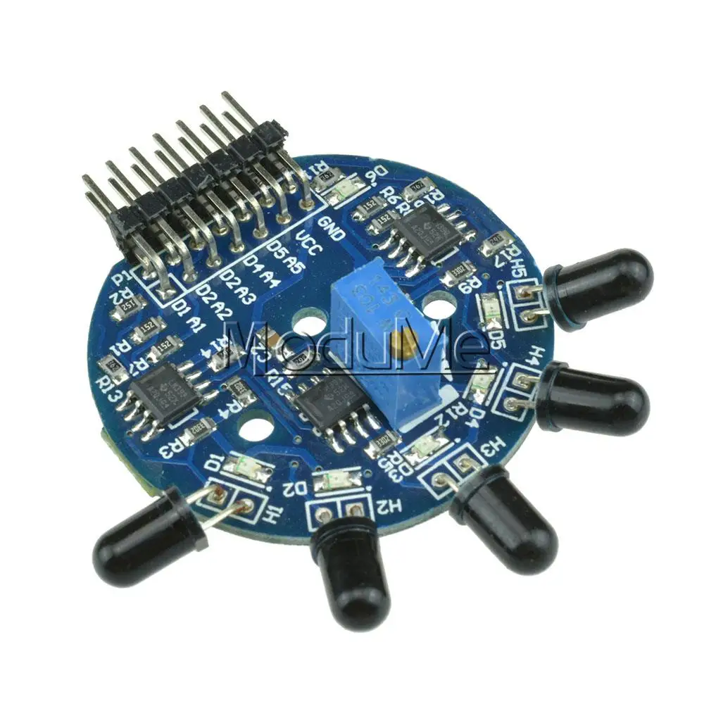 

5 Way Flame Sensor Module Digital Analog Output Fire extinguisher Robot for Arduino