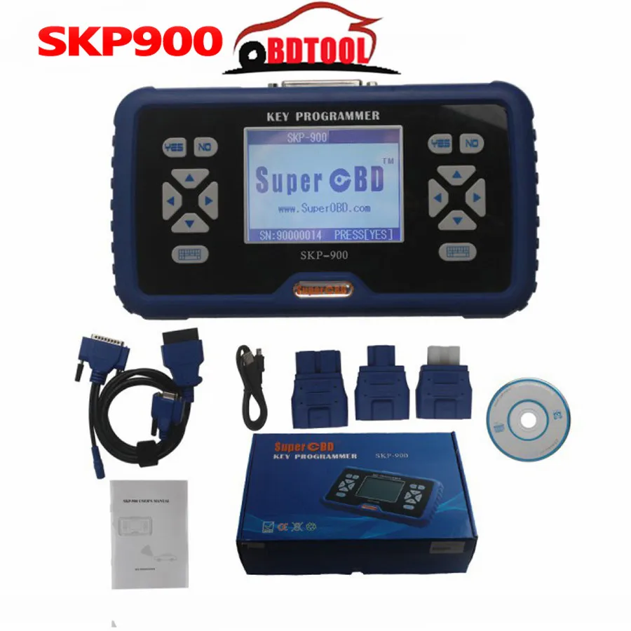 DHL лучшие SuperOBD SKP-900 V4.3 ручной OBD2 Auto Key Программист SKP900 SKP 900 Поддержка почти все автомобили