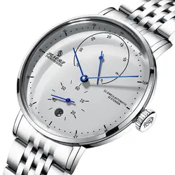 Горячие Механические часы Для мужчин брендовые Роскошные Для мужчин автоматические часы сапфир наручные часы мужской Водонепроницаемый