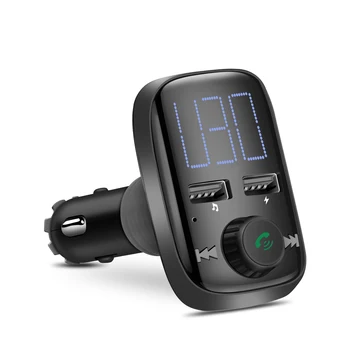 

Car BT74 FM Transmitter Handsfree Bluetooth Car Kit Radio FM Modulator Bluetooth Aux Input/Output USB Charger For Redmi XM-221
