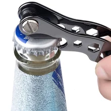 Высокое качество Multi Функция Ключи хранения открывалка для бутылок ручной работы Портативный Открытый Ретро Простой Металл