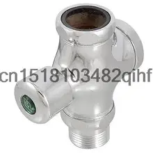 Хромированная отделка твердой латуни 1 3/1" резьба тип кнопка сливной клапан