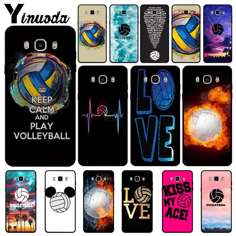 Yinuoda люблю волейбол спортивный чехол для телефона samsung Galaxy j7 prime j8 j2 j4plus j6plus 2018