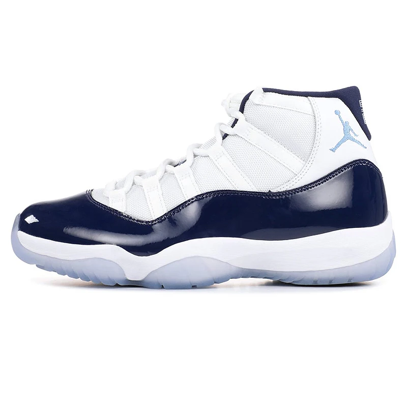 jordan 11 white and dark blue