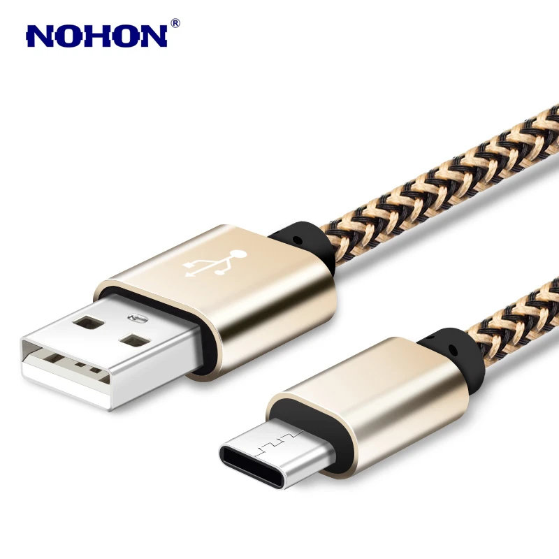 

3m Braided Type-C USB Data Charging Cable For Huawei P9 P10 Mate10 Mate20 Honor 8 9 10 Samsung S8 S9 Plus OnePlus Android Cables