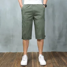 Мужские шорты со множеством карманов летние мужские свободные короткие Masculino Плюс Размер 6XL Короткие брюки повседневные хлопковые мужские шорты Карго одежда