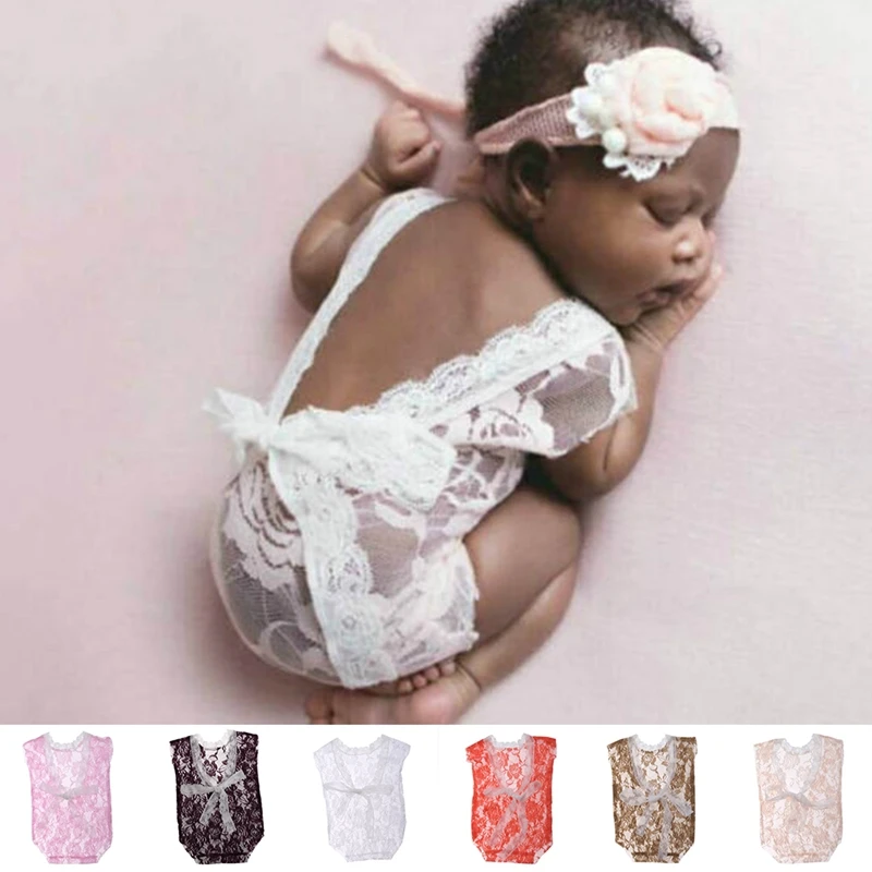 

Newborn Lace Romper Baby Bloomer Boho Bloomer Baby Jumper Baby Girl Romper Newborn Photography Props Baby Fotografie Bebe Fotos