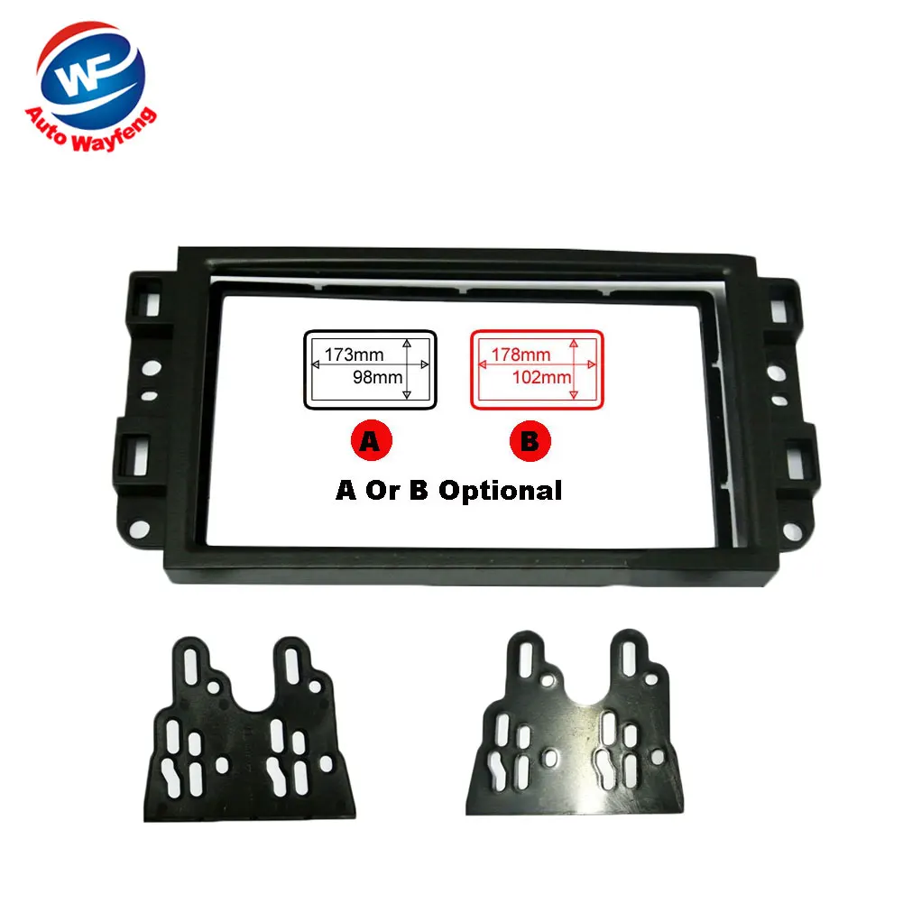 2016 Car DVD Frame Audio Fitting Adaptor Dash Trim Kits Facia Panel Fit For Chevrolet Captiva