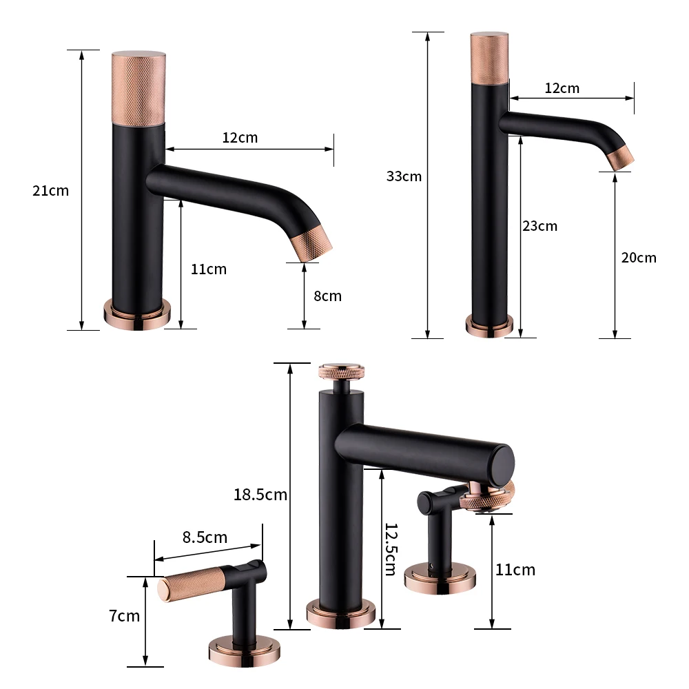 Basin Faucet Retro Black Faucet Taps Bathroom Sink Faucet Single Handle Hole Deck Vintage Wash Hot Cold Mixer Tap Crane 855762