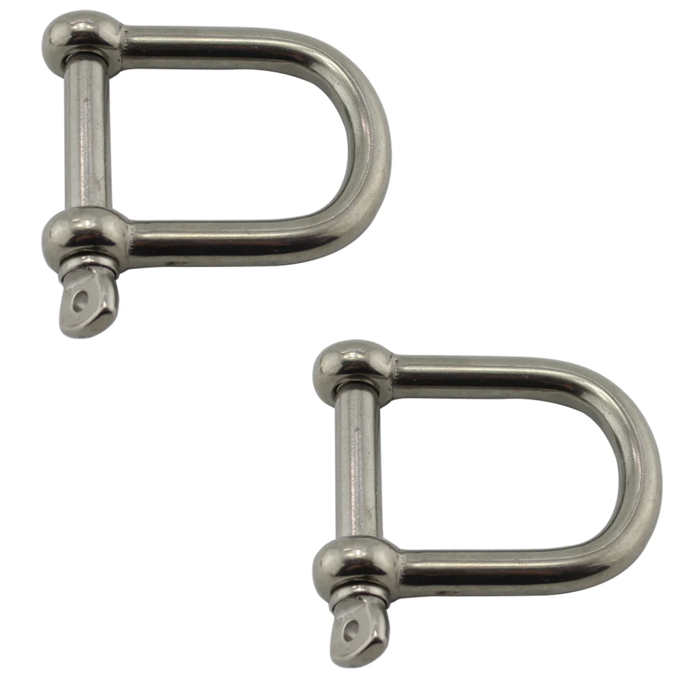 Details about   5/16" Boat Marine Eye Screw Pin Chain Long D Shackle Sailing Rigging Pack 5 