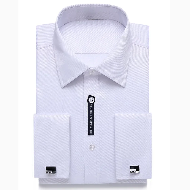 French Cuff Mens Dress Shirt 