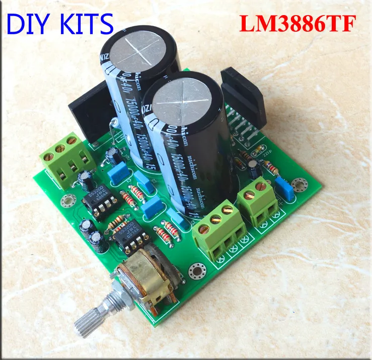 

LM3886 68W Kits 2 frequency divider preamp Linquets subwoofer audio Amplifier board
