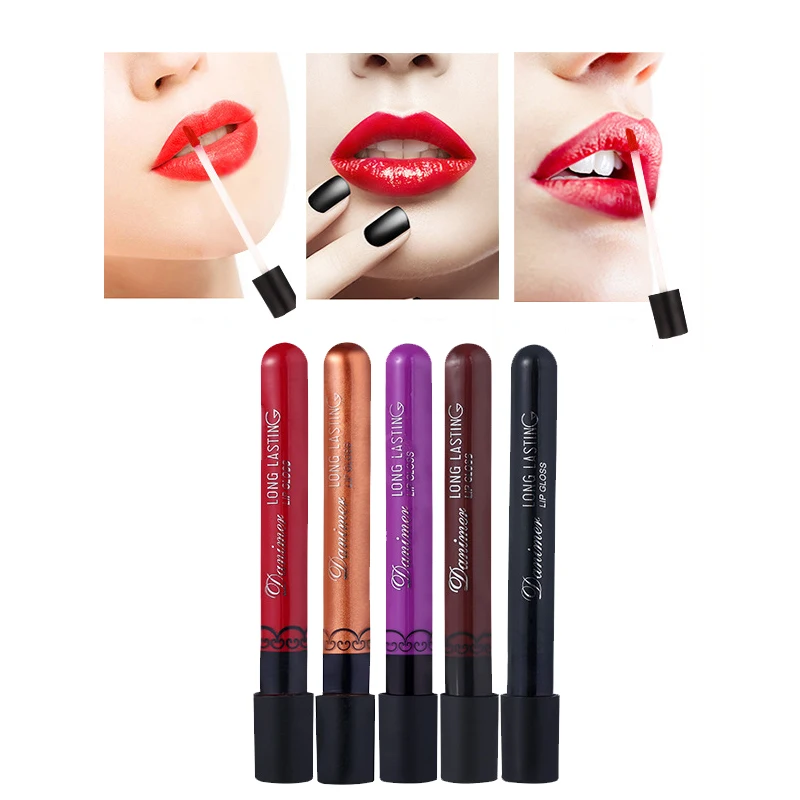 Liquid Lipstick Waterproof Makeup Long Lasting Mate Make Up Lip Gloss