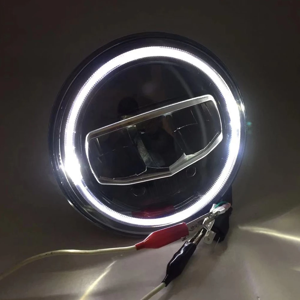 New Car accessories 7 Inch Led Headlights DRL Halo Amber Turn Light for Jeep Wrangler JK TJ CJ LJ Rubicon Sahara Unlimited
