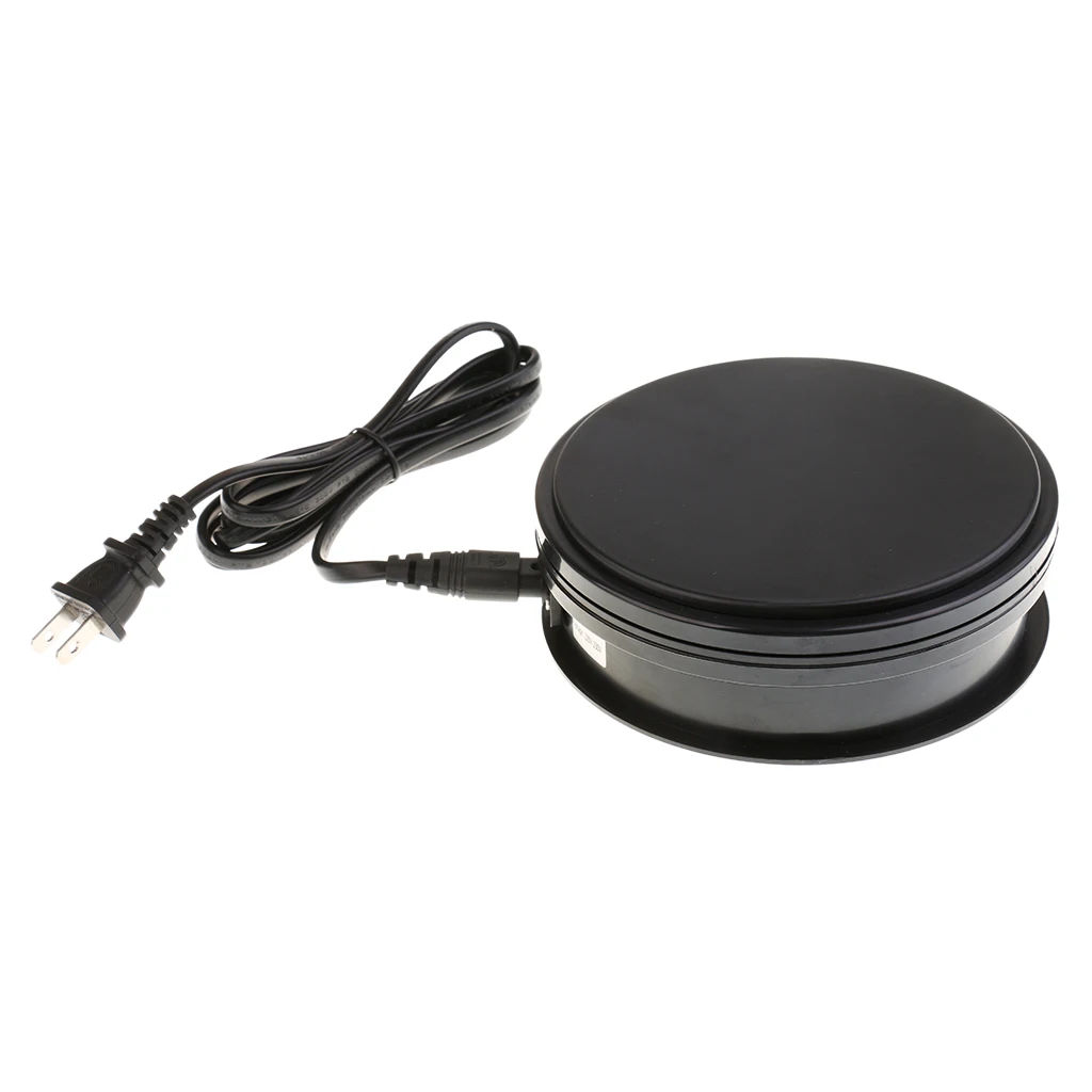 Electricity Powered Rotating Jewellery Ring Watch Display Stand Holder Turntable for Retail