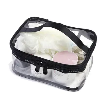 

Hot Women Travel Waterproof Transparent PVC Cosmetic Wash Bag Toiletry Storage Case Gift