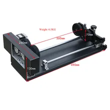 Table de travail à fixation rotative pour bouteilles en verre, machine à graver et découper au laser, 4 roues