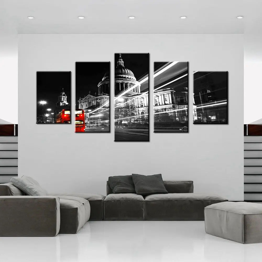 popular black white red wall art decor bus-buy cheap black white popular black white red wall art decor bus-buy cheap black white