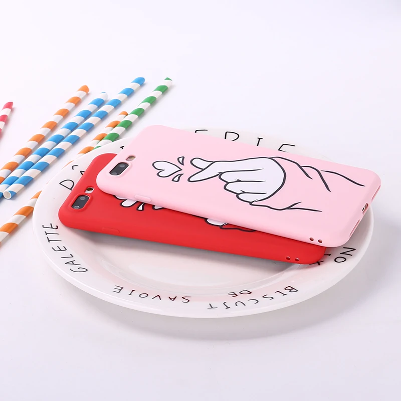 Милый мягкий силиконовый матовый чехол для iPhone 11 Pro 6 6S 12 8 8Plus X 7 7Plus XS Max|Бамперы| |
