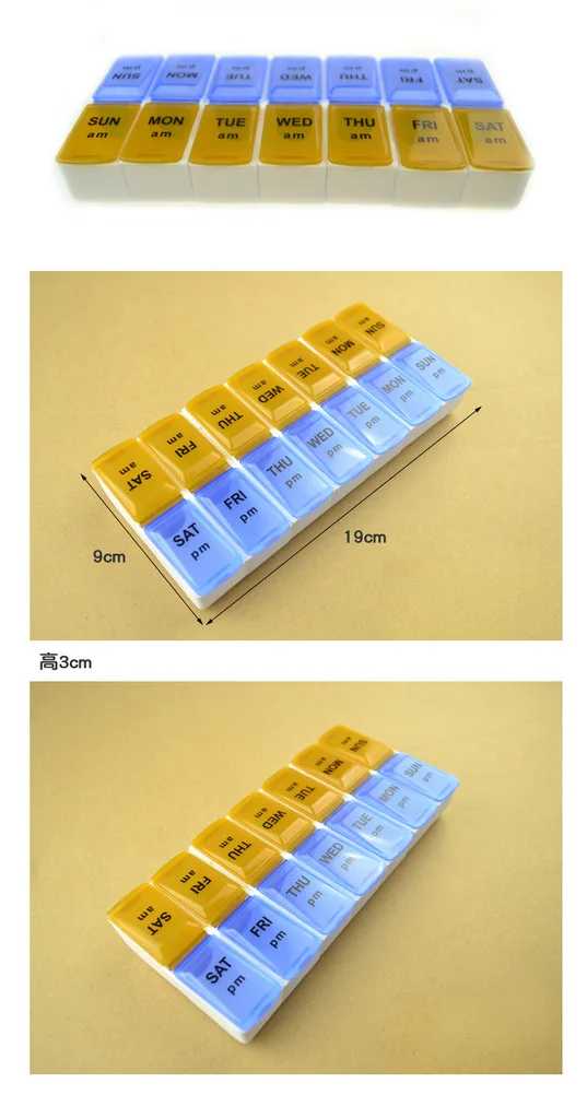 Еженедельный портативный чехол для таблеток s разветвители медицинская коробка держатель Контейнер Для Хранения Чехол