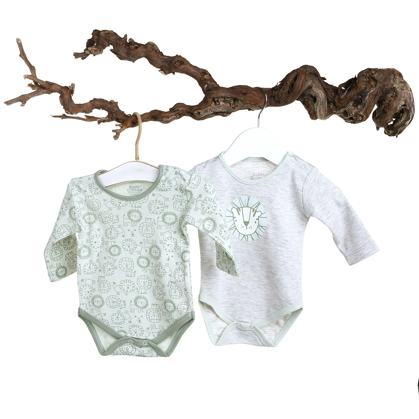 

Baby Corner 2 Pack Long Sleeve Bodysuit