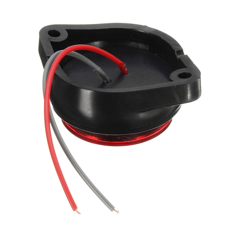 JXLCLYL  Red 7 LED Round Side Marker Indicator Clearance Light Car Truck Trailer