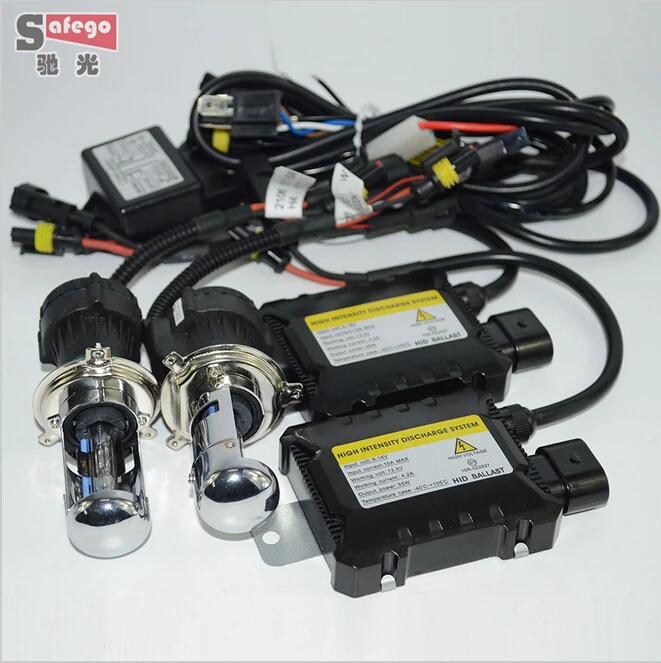 1set 55W HID H4 3 Hi/lo Bi xenon H4 Bixenon h4 bi xenonHID Kit 4300K