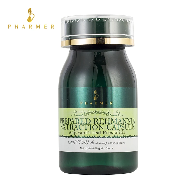 

Pharmer Prepared Rehmannia Extraction Capsule, Adjuvant Treat Prostatitis,Cure Progressive visual impairment,fear of light 50pcs