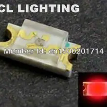 Горячая Распродажа 1206 Чип светодиодный Светодиодный индикатор SMD красный 625-630nm 1,7-2,2 V 200 шт.(CE& Рош
