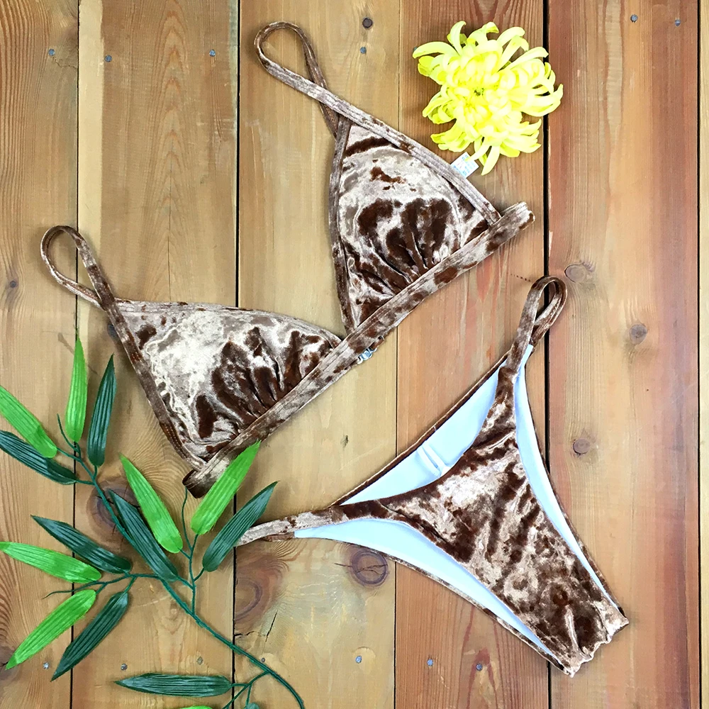 NAKIAEOI 2018 Sexy Cross Brazilian Bikinis Women Swimwear Swimsuit Push Up Bikini Set Halter Top Beach Bathing Suits Swim Wear (5)